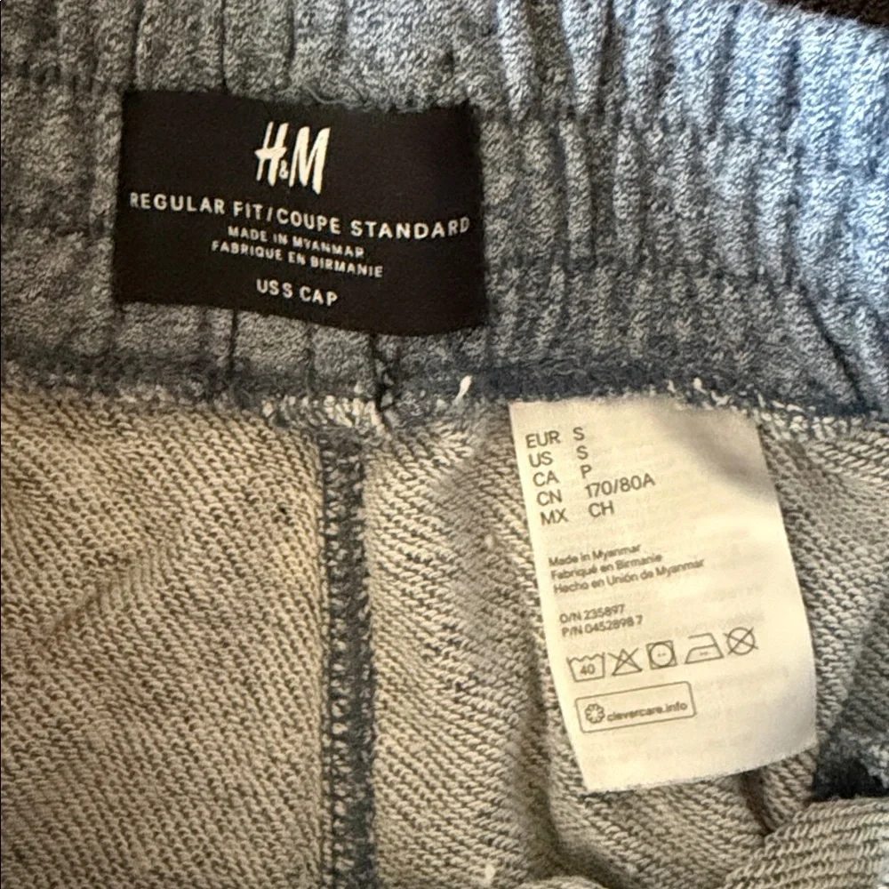 Gray/blue Drawstring Shorts - Picture 2 of 2